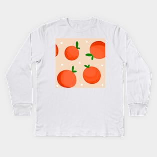 Orange you glad Kids Long Sleeve T-Shirt